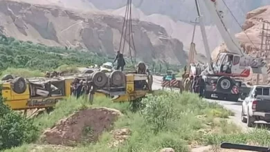 تصویر رویداد ترافیکی در سمنگان بیش از ۳۰ کشته و زخمی برجا گذاشت