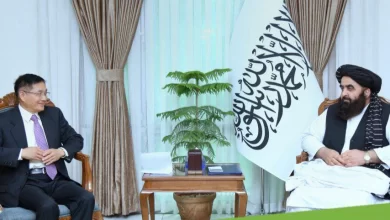 تصویر امیر خان متقی به گونه رسمی برای سفر به چین دعوت شد