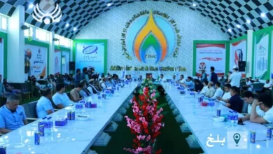 تصویر خانه مشترک تجاری میان افغانستان و اوزبیکستان در مزارشریف گشایش یافت