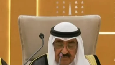 Photo of Kuwaiti Emir at Gulf Cooperation Council-US Summit:
