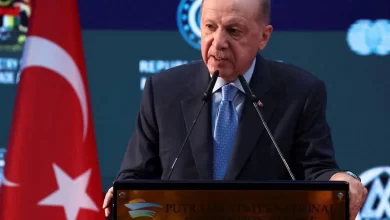 تصویر رجب طیب اردوغان در نشست غیرحضوری دانلد ترمپ و احمد شرع شرکت کرد