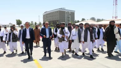 تصویر گفت‌وگو روی تقویت روابط اقتصادی میان کابل و تاشکند در سرخ دریا