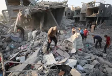Photo of Israel intensifies Gaza bombardment, kills 80 people, as Trump visits Gulf