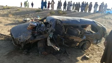 تصویر دو رویداد ترافیکی در جوزجان ۳ کشته و ۱۰ زخمی برجا گذاشت