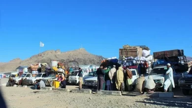 تصویر بیش از ۷۴۰خانواده مهاجر افغان به کشور بازگشته اند