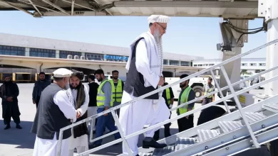 تصویر معاون اداری ریاست الوزراء امارت اسلامی جهت سفر رسمی عازم چین شد