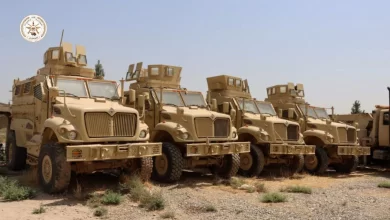 تصویر ترمیم بیش از ۵۰۰ واسطه نظامی و ده‌ها میل سلاح در قول اردوی ۲۱۷ عمری