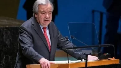 تصویر واکنش گوترش به حمله آمریکا به تاسیسات هسته‌ای ایران