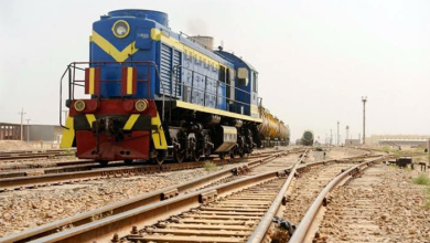 تصویر انتقال بیش از ۱۶۴ هزار تُن اموال از طریق خطوط آهن افغانستان در دو هفته گذشته 