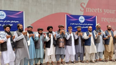 تصویر صادرات ۲۱ تُن مواد شوینده از ولایت بلخ به لندن