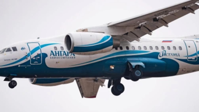 تصویر سقوط طیاره آنتونوف-24 در روسیه با 49 کشته 