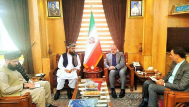 تصویر دیدار جنرال قونسل افغانستان در مشهد با رییس نمایندگی وزارت خارجه ایران 