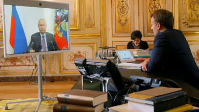 Photo of Putin, Macron discuss Iran, Ukraine in first phone call in nearly three years