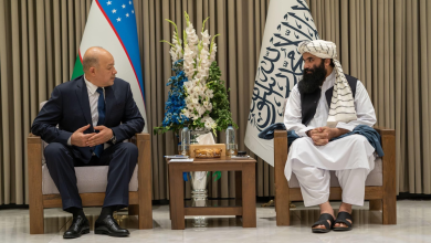 تصویر دیدار وزیر امور داخله امارت اسلامی با رییس امنیت ملی اوزبیکستان