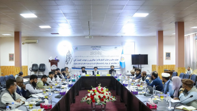 Photo of Acting Minister of Economy and NGOs discuss aid for Afghan refugees