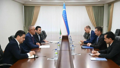 تصویر گفت‌وگوی ازبکستان و آلمان درباره همکاری‌های دوجانبه برای صلح در افغانستان