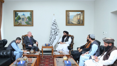 تصویر درخواست امارت اسلامی از سازمان جهانی غذا برای تمرکز بر پروژه‌های توسعه‌ای 