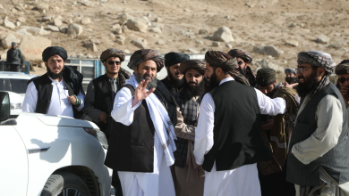 تصویر ملا برادر از پیشرفت بازسازی شاهراه سالنگ‌ها بازدید کرد 