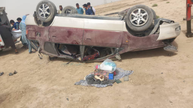 تصویر حادثه ترافیکی در بلخ جان سه تن را گرفت