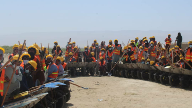 تصویر افتتاح پروژه نقدی در ازای کار در قریه سالار تیپه ولایت بلخ 