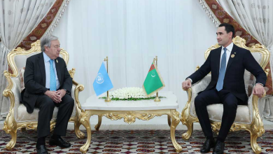 Photo of Meeting of the President of Turkmenistan with the Secretary-General of the United Nations