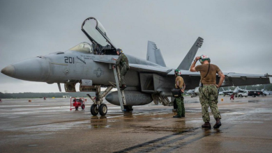Photo of Sixth US Navy F-18 fighter jet crashes off Virginia coast in 10 months