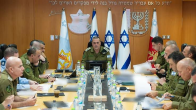 تصویر تصویب طرح اشغال شهر غزه توسط ارتش رژیم اسرائیل 