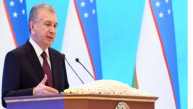 تصویر درخواست رییس‌جمهور اوزبیکستان برای تسریع در اجرای پروژه راه‌آهن افغان-ترانس