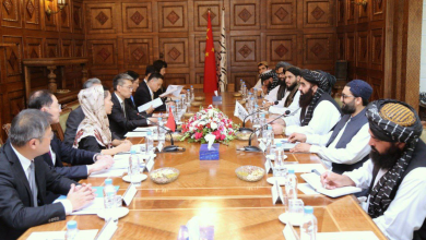 تصویر امیرخان متقی با وزیر خارجه چین دیدار کرد 