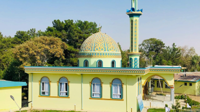 تصویر افتتاح مسجد جدید در محوطه ریاست زراعت بلخ با هزینه ۶.۵ میلیون افغانی 