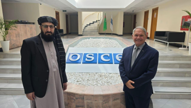 Photo of The Chargé d’Affaires of the Afghan Embassy in Turkmenistan met with the new head of the Organization for Security and Cooperation in Europe