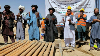 تصویر آغاز ساخت دو شبکه آبرسانی در غور با حمایت بانک جهانی 