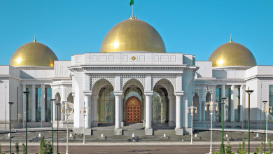 تصویر غم شریکی و تسلیت رییس جمهور و‌مردم ترکمنستان برای زلزله زده گان افغانستان .