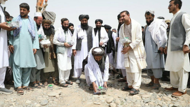 تصویر افتتاح شهرک تجاری سپین‌زر در ولایت تخار با حضور ملا عبدالغنی برادر 