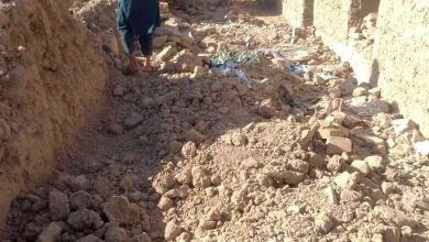 تصویر انفجار مرگبار در خانه مسکونی ولایت فراه: هشت عضو یک خانواده جان باختند 