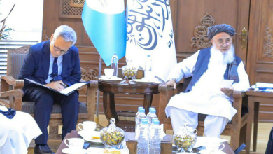 تصویر دیدار وزیر اقتصاد کشور با معاون سفیر جاپان برای ازسرگیری پروژه آب آشامیدنی کابل جدید 