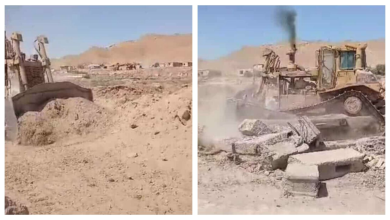 تصویر آغاز عملیات آماده‌سازی توسعه بندر تورغندی در مرز افغانستان و ترکمنستان 