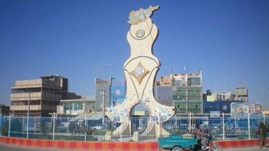 تصویر انتقال مرکز ولایت نیمروز از زرنج به غورغوری به دلیل مشکلات اقتصادی و محیط‌زیستی 