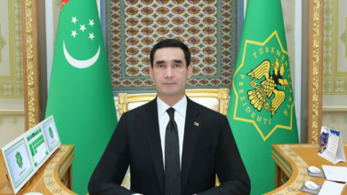 تصویر Türkmenistanyň Prezidentine «Türkmenistanyň at gazanan arhitektory» diýen hormatly ady dakyldy