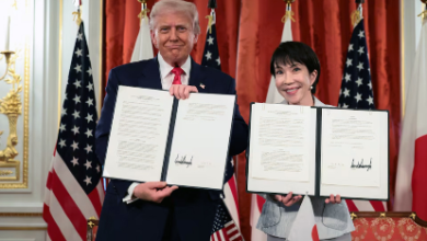 Photo of Trump praises Japan’s ‘great’ female leader in talks on trade, critical minerals