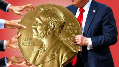 تصویر ادعای خبرگزاری فرانسه مبنی بر حذف ترامپ از نامزدهای نوبل صلح ۲۰۲۵: شایعه یا واقعیت؟ 