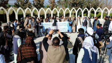 تصویر اعتراض مردم کابل به حملات اخیر پاکستان: دفاع متحدانه از استقلال و تمامیت ارضی افغانستان 