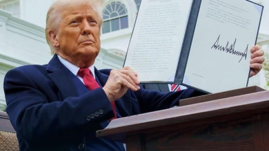 تصویر ترمپ: اسرائیل و حماس نخستین مرحله‌ی طرح صلح امضا کردند