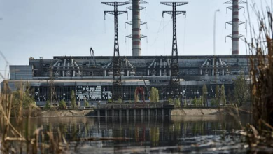 تصویر اوکراین برای دومین بار در یک هفته، نیروگاه حرارتی لوچ بلگورود روسیه را هدف قرار داد 