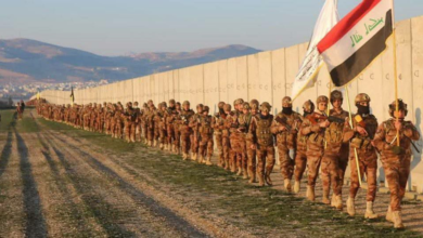 تصویر عراق دیوار مرزی ۶۰۵ کیلومتری با سوریه را با هزینه ۲۵ میلیارد دالر تکمیل کرد 