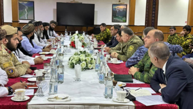 تصویر سفر هیئت امارت اسلامی  به ریاست والی بدخشان به تاجیکستان برای تقویت هماهنگی‌های سرحدی