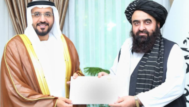 تصویر وزیر امور خارجه اعتبارنامه سفیر جدید امارات متحده عربی را پذیرفت 