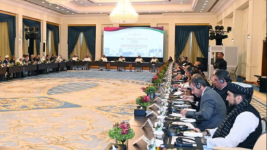 تصویر حافظ عمر در ششمین نشست سالانه وزارت خارجه عمان اشتراک کرد