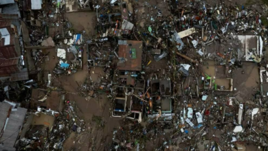 تصویر طوفان کالماگی در فیلیپین بیش از ۱۱۴ کشته و ۱۱۲ مفقود برجای گذاشت 