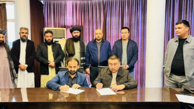 تصویر امضای چندین قرار داد تجاری میان هیأت اوزبیکستان و سکتور خصوصی افغانستان